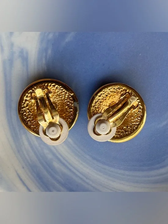 Vintage Anne Klein Clip On Earrings - Picture 3 of 6